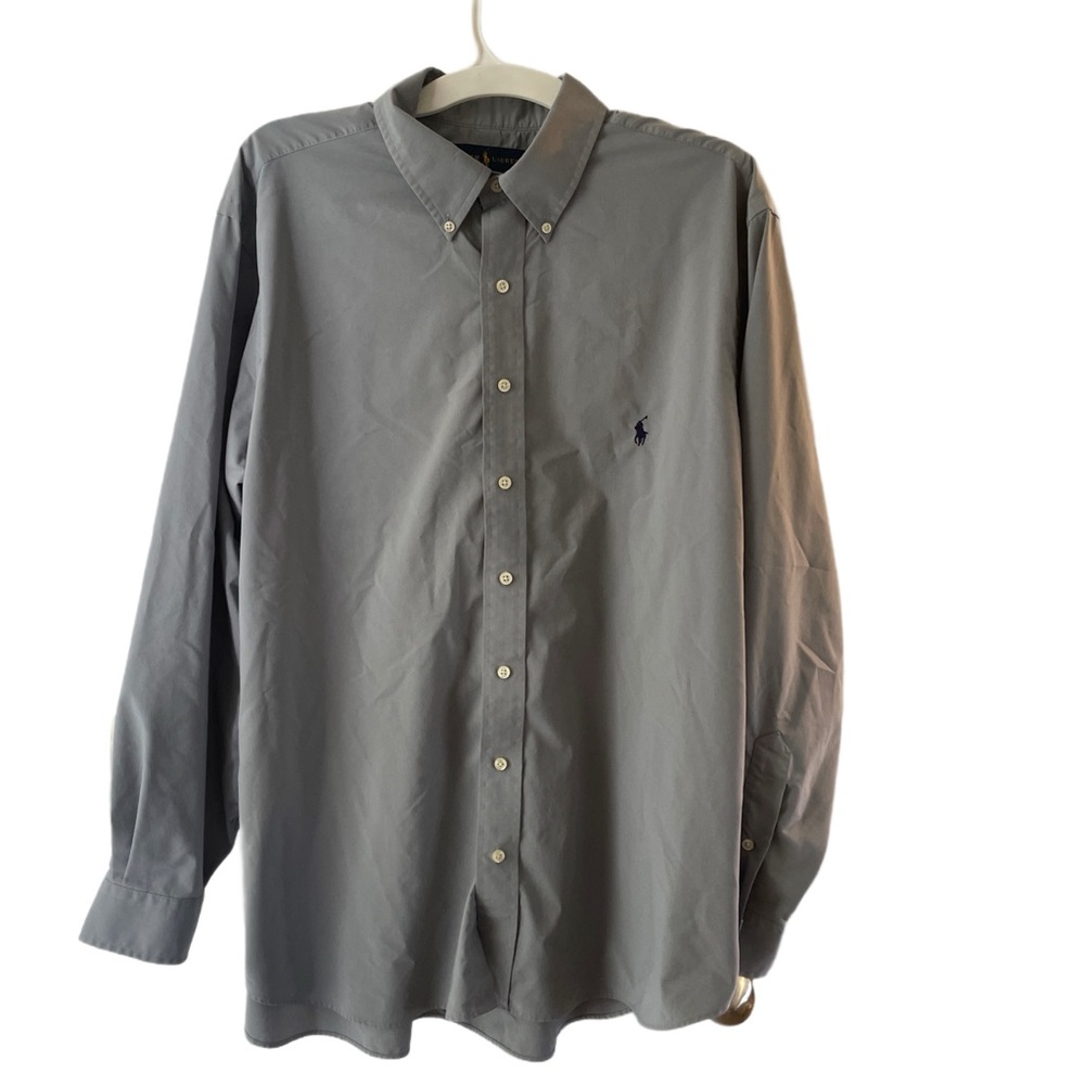 Ralph Lauren Gray Casual Button Down Shirt